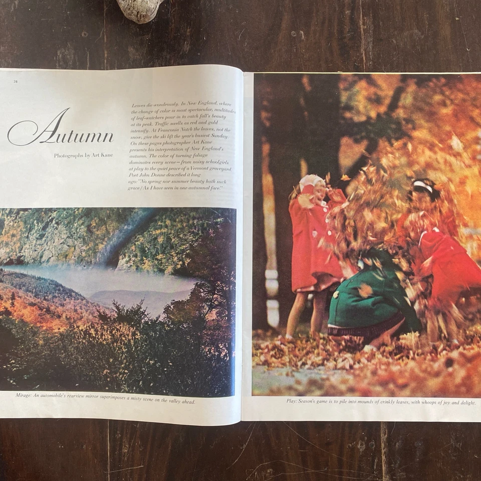 autumn in Rockport MA cover John Clymer Saturday Evening Post Magazine - Image 4 of 4