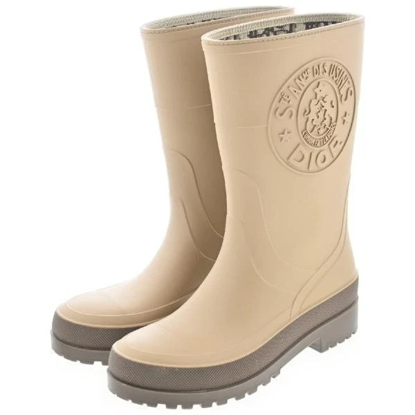 Chaussures de pluie femme Christian Dior beige EU36 22,5 cm occasion