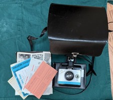 Polaroid Land Camera - The Clincher Instant Camera - Complete with case