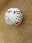 LUIS ARRAEZ 3X BATTING CHAMP SIGNED GAME BASEBALL SF GIANTS AUTO MLB JSA COA