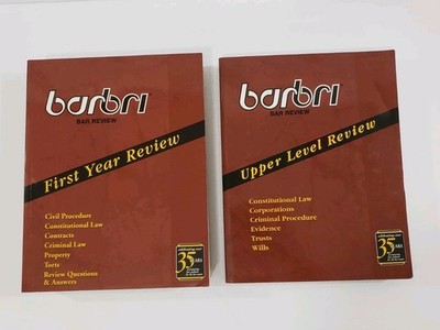 2x BarBri Bar Review 2004 First Year & Upper Level Law Review Set Civ Pro Torts