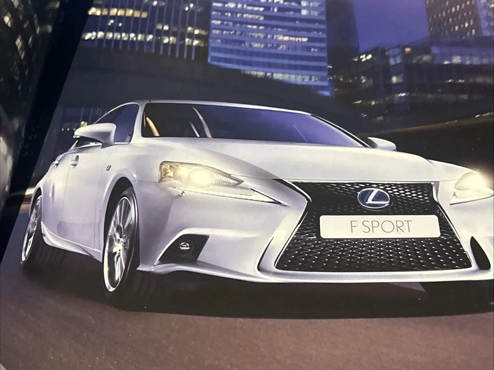 The Lexus IS Range Car Sales Info Brochure Frameable June 2013 - Image 2 of 4