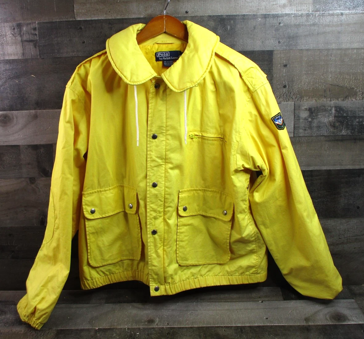 Polo Ralph Lauren Cotton Outer Shell Yellow Coats, Jackets & Vests
