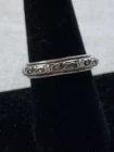 925 Sterling Silver Just Breath Engraved Spinner Band Ring Size 8.25 Vintage