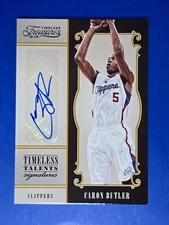 2012-13 Panini Timeless Treasures - Timeless Talents Signatures Caron Butler #20