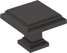 Cabinet Knob Matte Black 1-1/4 Inch 32mm Length Appoint Drawer Hardware 1 PCS