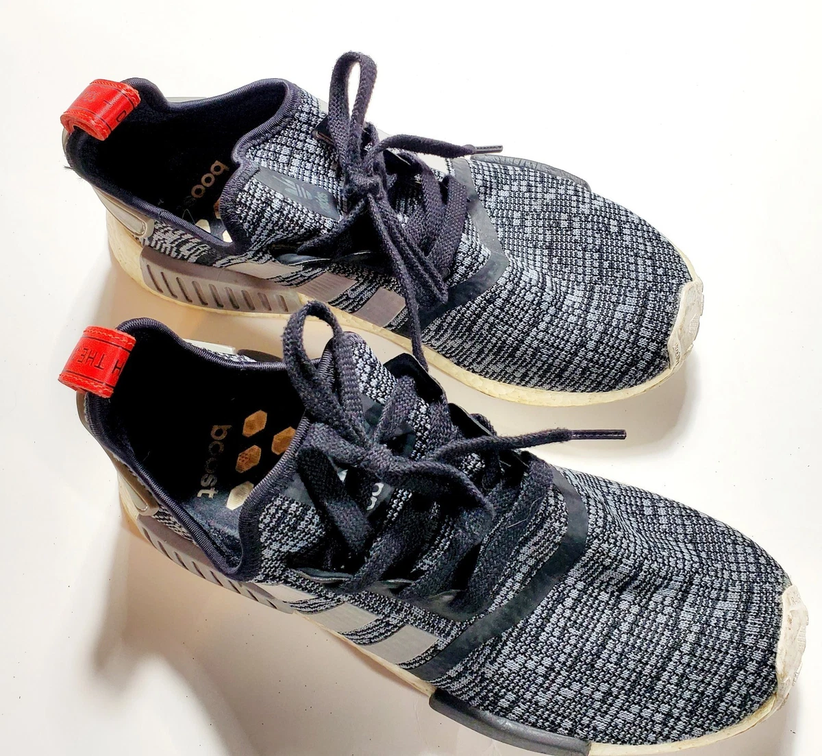 adidas NMD_R1 Glitch - Black White | eBay