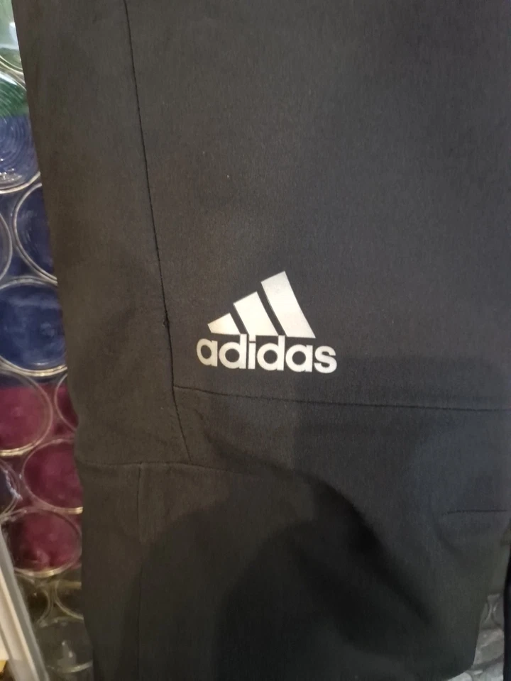 adidas Men's Waterproof Trousers Dark Gray, Size waist 30" Hiking Outdoor - Image 2 of 4