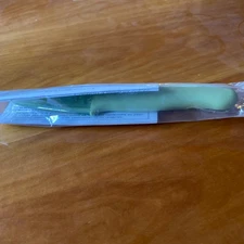Pampered Chef COATED Stainless Steel 7" Paring knife~ Nonstick ~ Green