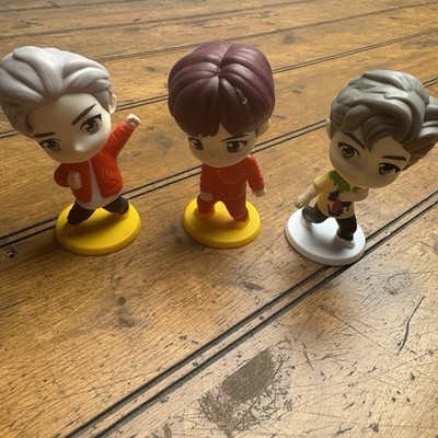 Set Of 3 - BTS TinyTAN RM Encore Edition McDonald's Happy Meal Toy 2025