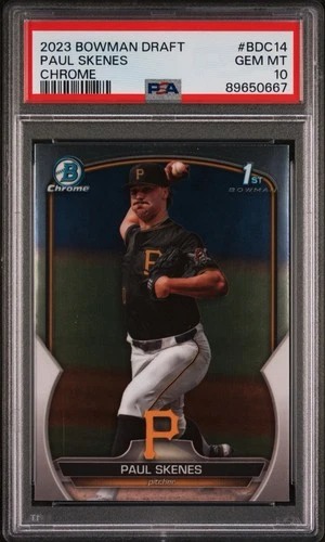 2023 Bowman Draft Chrome Paul Skenes RC #BDC14 PSA 10