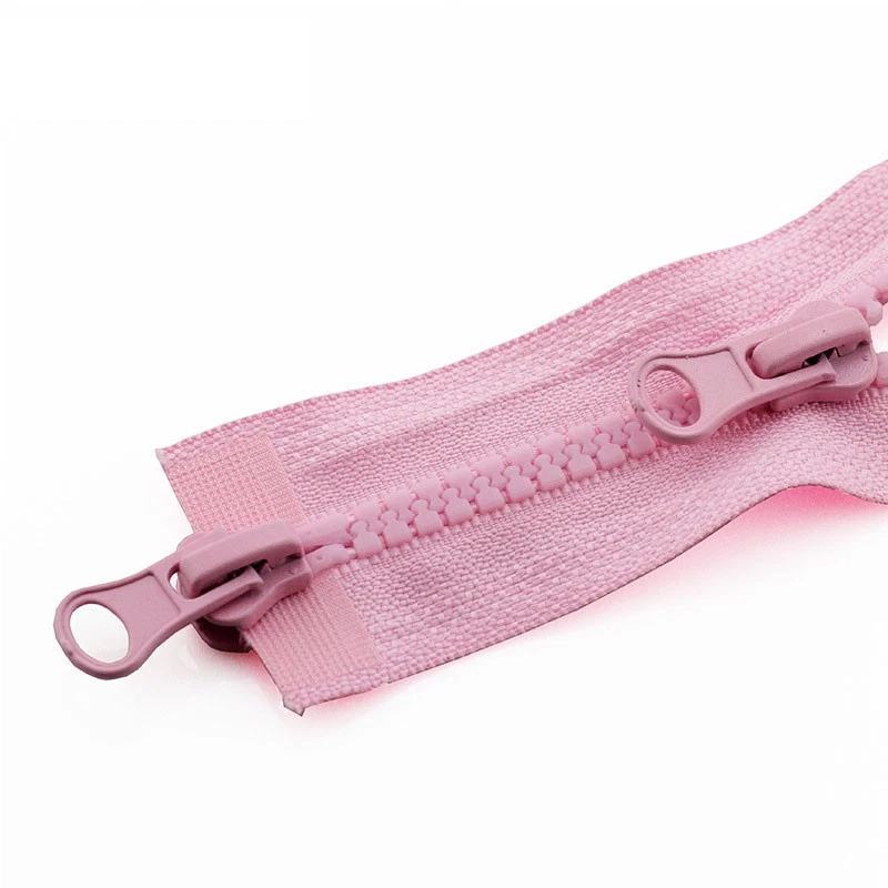 80-90cm Open End Chunky Zip Heavy Duty No. 5 Double Slider Zipper For DIY Sewing - Image 4 of 4