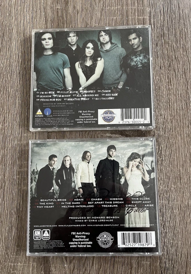 Flyleaf – Memento Mori CD (A&M/Octone Records 2009) & Self Titled Lot Of 2 CDs Foto 2 de 3