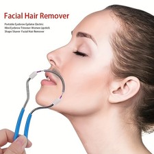 3pcs Painless Female Facial Hair Removal Device Portable Spring Roller Hair New