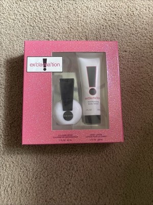 Exclamation Gift Set Cologne Spray & Body Lotion by COTY (New in Package)