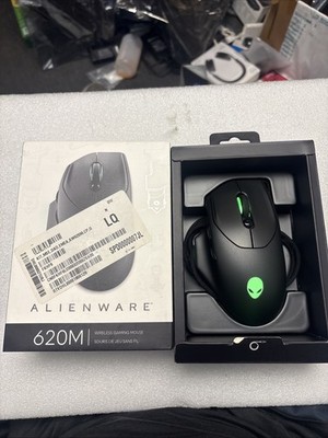 GENUINE Alienware Wireless Gaming Mouse 620M Dell 5YN7R Missing One Dongle