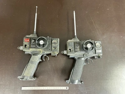 Lot de 2 radiocommandes Sanwa Turbo 41 MHz – modélisme RC vintage - Photo 1/3