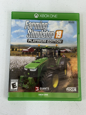 #ad #ad FARMING SIMULATOR 19 PLATINUM EDITION MICROSOFT XBOX ONE VIDEO GAME $11.24