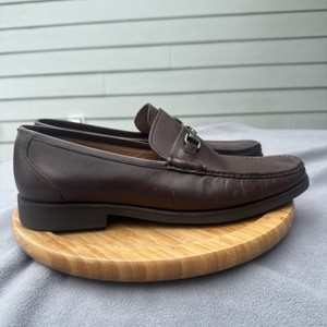 Men\'s Peter Millar Brown Leather Venetian Driving Slip On Loafers Size 9.5M Peter Millar Loafers | eBay main image 2