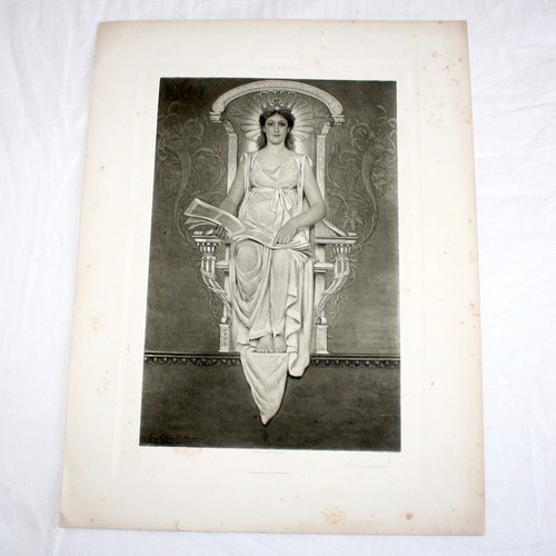 Civilización 1890 George W Maynard Fotograbado Goupil arte grabado antiguo - Imagen 1 de 10