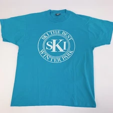 Screen Stars Best Ski The Best Winter Park Colorado Tee T-Shirt XL