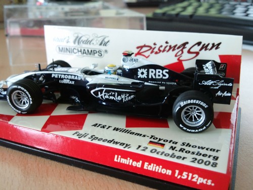 Minichamps AT&T Williams Toyota FW30 N.Rosberg KYOSHO Rising Sun version - Picture 5 of 6