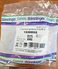 (3) Conex Banninger  Copper Street Elbow 1 1/2" Press x FTG 90 Degree  1558855