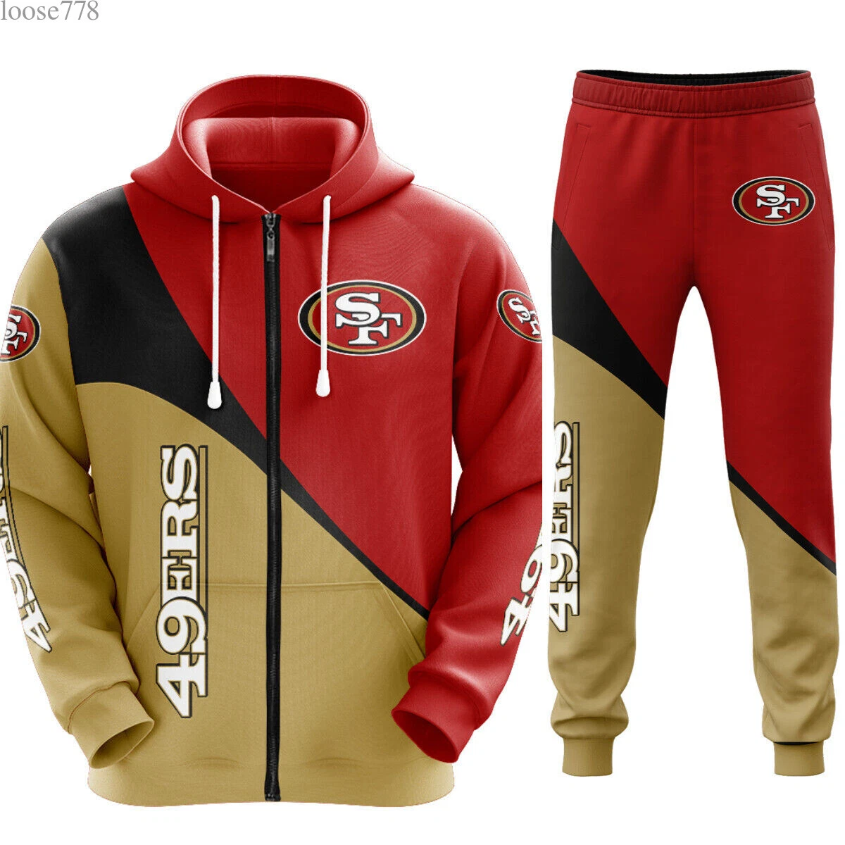 49ers tracksuit sales