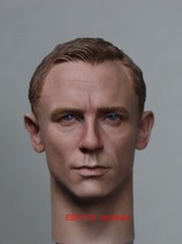Custom Young James Bond 1/6 Scale Male Action Figure Head Sculpt Accessories