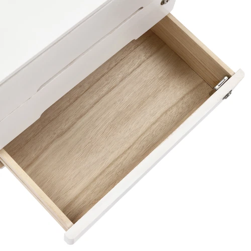 Wooden Desktop Storage Box with Lockable Drawers, Office Supplies File Organizer - Picture 6 of 6
