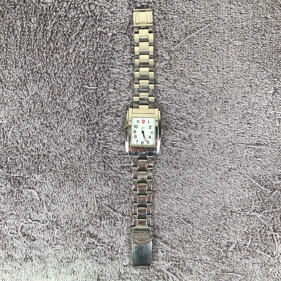 Swiss Army Ladies 900765153 Silver Tone Quartz For Watch Parts Or Repair Only - image 2 of 4