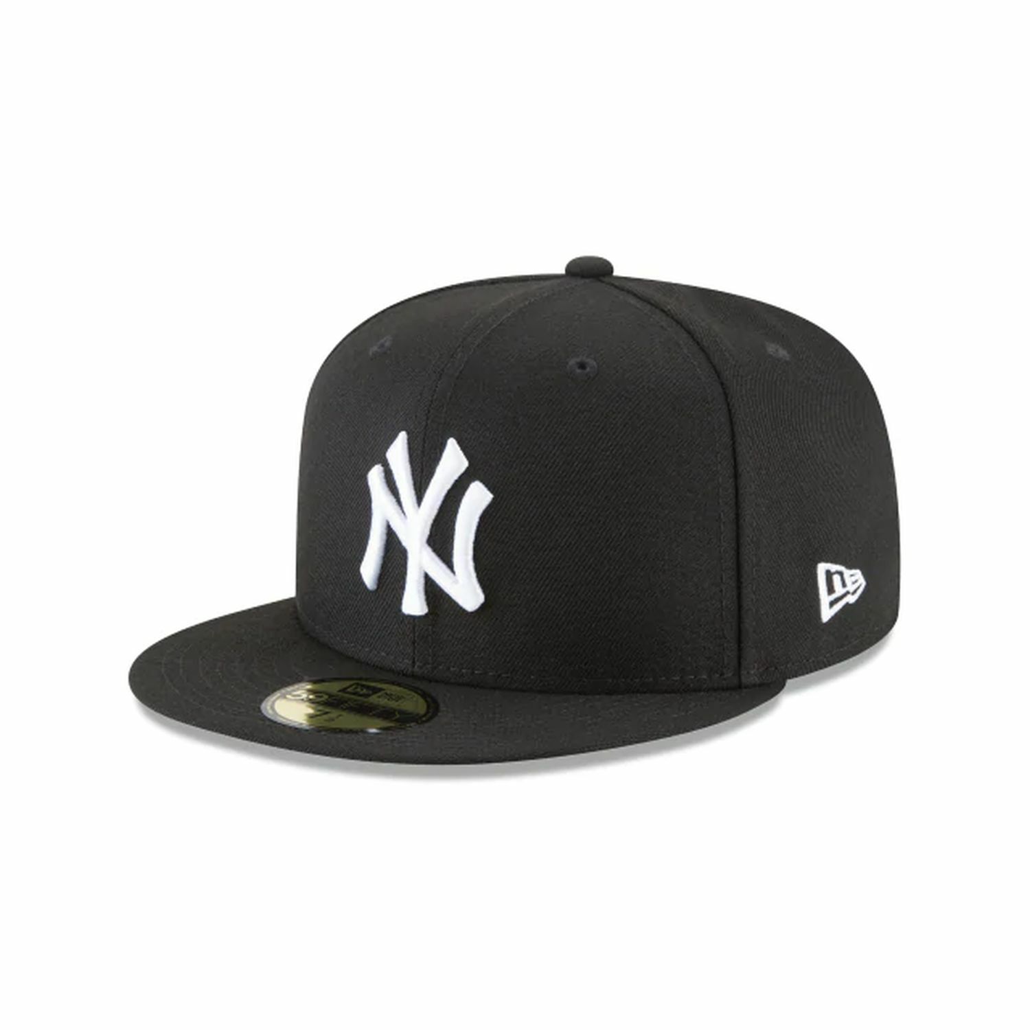 New Era New York Yankees Basic 59Fifty Fitted Cap Hat Черный-Белый 11591127 8790₽