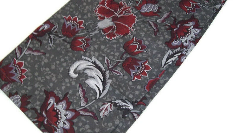 Juego de 4 servilletas de mesa de cena Williams Sonoma gris nuevo estampado floral Foto 3 de 4