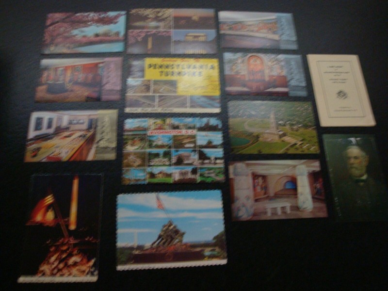 VINTAGE LOT OF WASHINGTON DC POSTCARDS ALEXANDRIA WASHINGTON LODGE BRIEF HISTORY