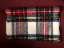 The Scotch House Scarf 100 Lams Wool Royal Stewart Tartan Plaid New