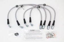 Techna-fit Stainless Steel Braided Brake Lines for 1991-1995 Acura Legend Sedan