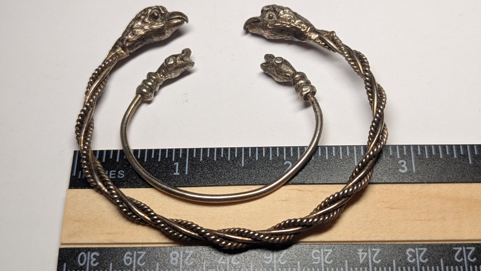 VINTAGE EAGLE BANGLE BRACELETS - image 14