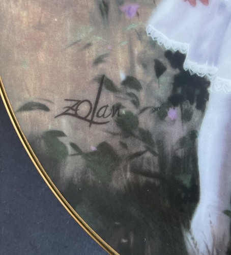 1988 Pemberton & Oakes "RIBBONS & ROSES" Zolan PLATE Original COA & Story & Box - Bild 7 von 19