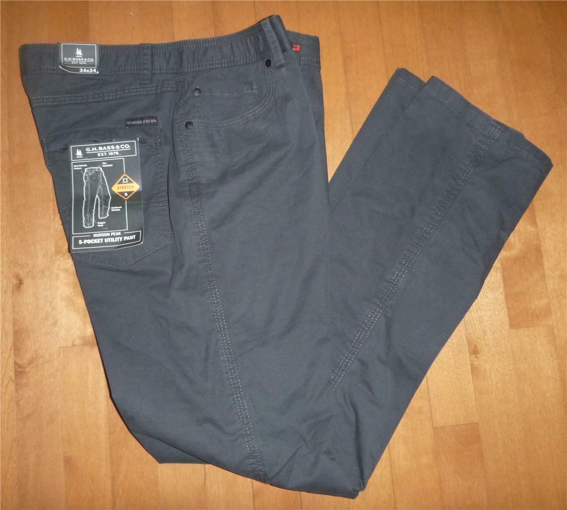 Brushed Twill Pant Pirate Black 42W 