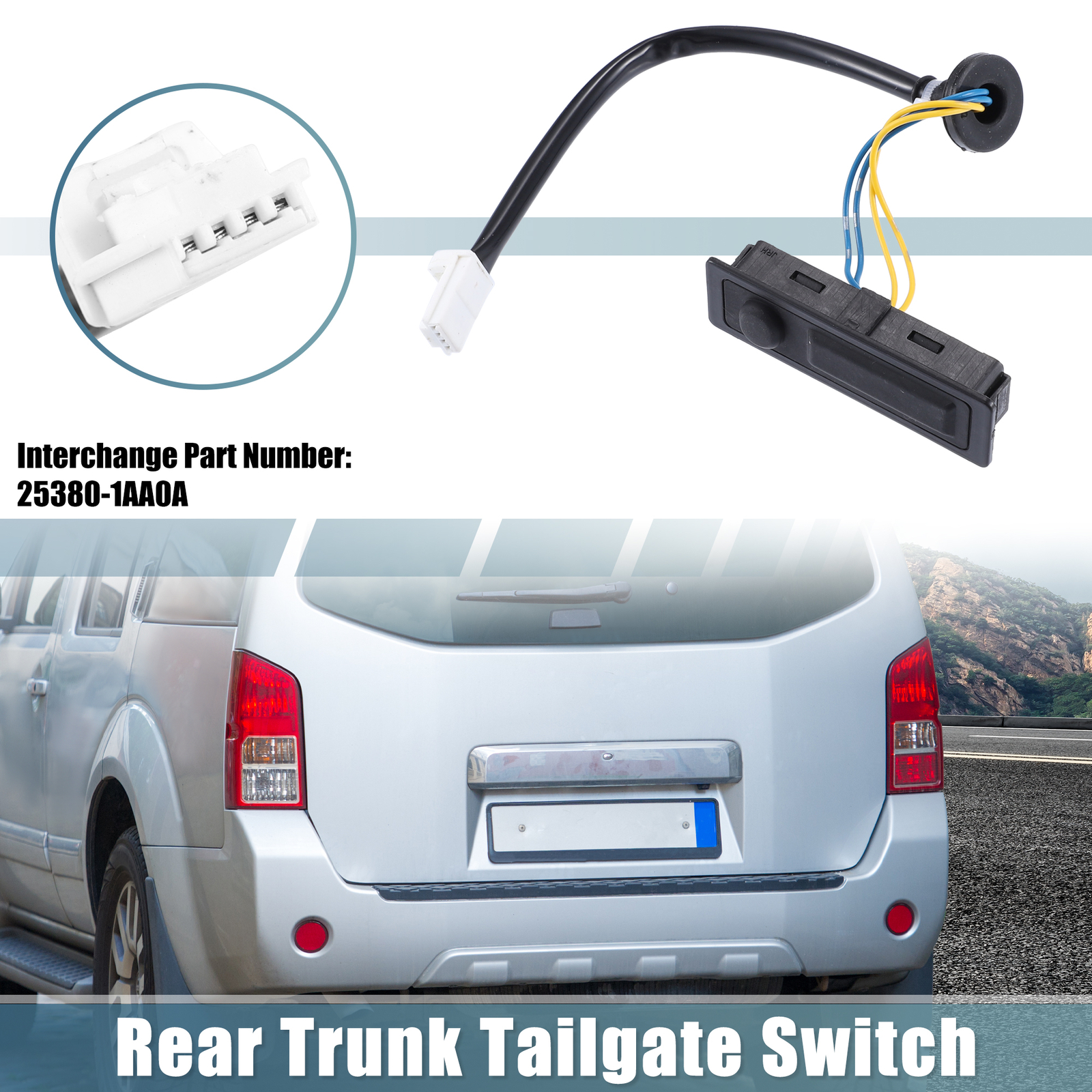 25380-1AA0A Trunk Release Tailgate Opening Switch for Nissan Murano 2009-2014 YY