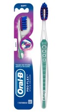 Oral B Charcoal Whitening Therapy Manual Toothbrushes Soft Bristles, Blue 1 Ct