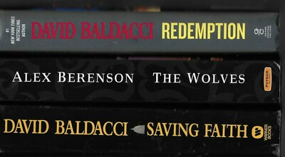  DAVID BALDACCI & Alex Berenson HC BKS W/DJ'S ALL  1ST/1ST  Redemption +2 