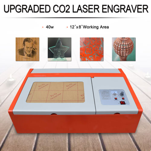  CO2 Laser Graviermaschine Cutter 40W Schneidemaschine USB 300 X 200 mm 220V - Bild 1 von 12