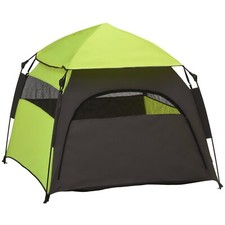 PawHut Pop Up Dog Tent for Extra Large and Large Dogs Green