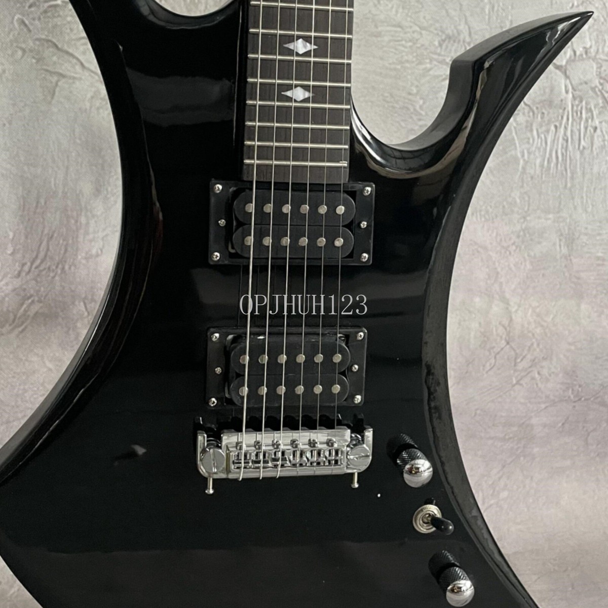 Custom Ignitor BC Style Black Electric Guitar Modern Solid Custom Ignitor BC Style Black Electric Guitar Modern Solid