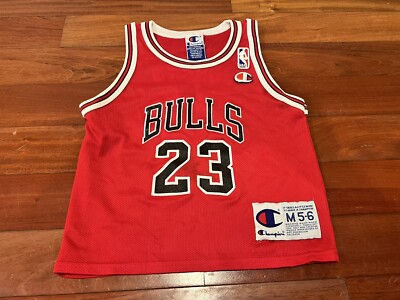 Champion Chicago Bulls Michael Jordan Toddler Youth Jersey Size M