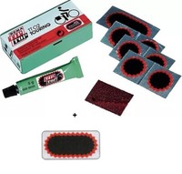 Fahrrad-Reparatur-Set Tip Top TT02 Reifenreparatur Flickzeug + 1X Oval50X25 Mm