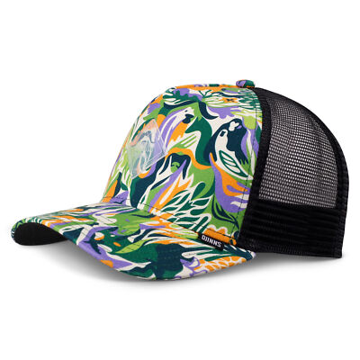 Djinns HFT Cap Hawaiian Animals Basecap Meshcap Trucker Kappe Bunt Tropisch Neu