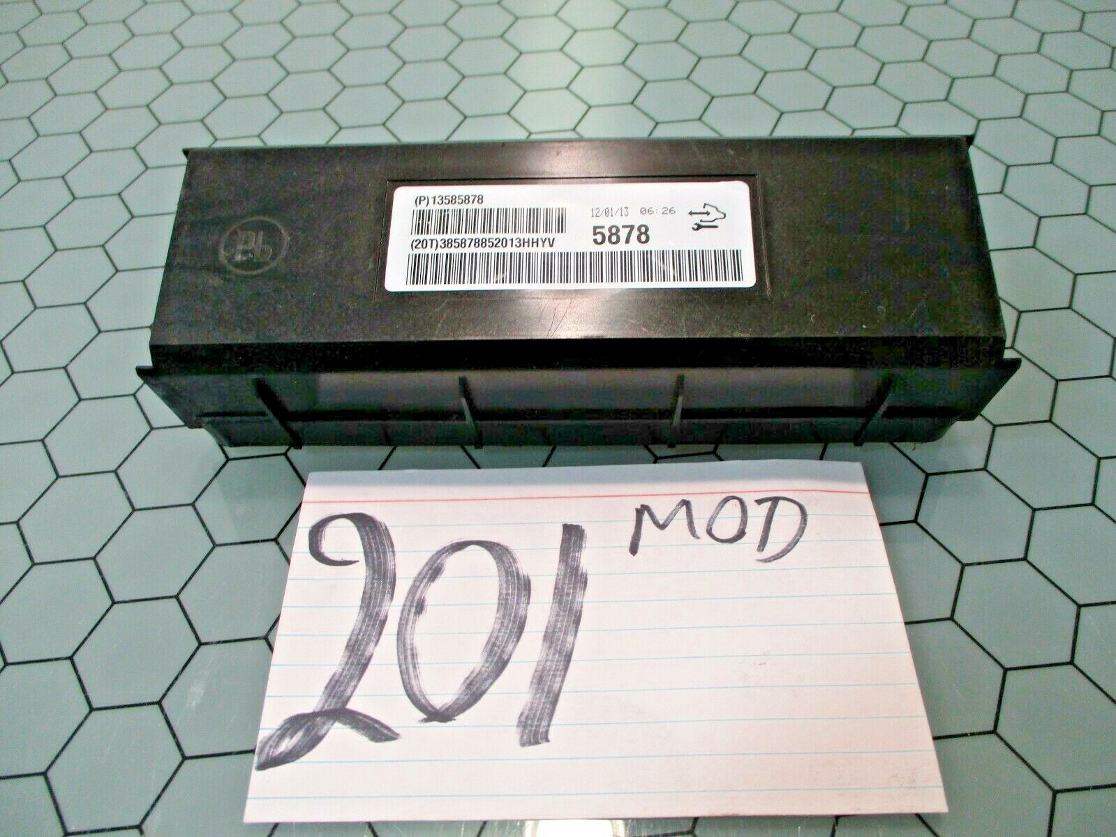 2012 Chevrolet Cruze Temperature Control Module Computer #201-MOD 