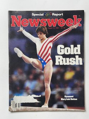 Vintage- Newsweek Magazine - August 13, 1984 ''Gold Rush - Mary Lou Retton''